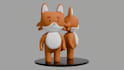make cute 3d character models, textures for your video game