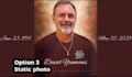 create a cinematic tribute slideshow with professional american male narration