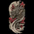design professional japanese, asian style tattoo design