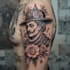 create a rad traditional tattoo design