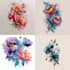 create a beautiful watercolor flowers tattoo design