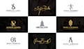 do minimalist monogram text initial letters fashion clothing brand logo design