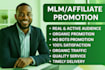 superfast MLM promotion, MLM leads, MLM traffic, network marketing, affiliate