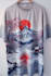 design party t shirt oversized text, blended graphics