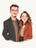 create couple and wedding portrait