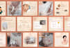 do clean and modern social media post design