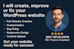 create, custom elementor wordpress website professionally