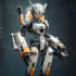 do custom digital 2d anime mecha art illustrationf