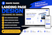 design a swipe pages landing page