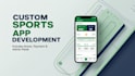 l create a custom sports app with live score, payment and admin panel