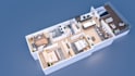 do realistic render of 2d and 3d floor plan with visualization