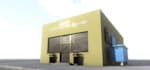 revamp 3d laundry shop,laundry facility, layout rendering, furniture setting,cgi