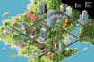 draw high quality vector or isometric map illustrations
