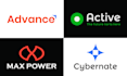 design modern technology tech startup cyber security software logo