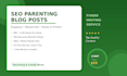 write SEO friendly parenting blog posts for your website