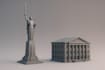 3d monument 3d miniature model 3d buildings tabletop design for 3d printing