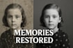 restore and enhance old or damaged photos