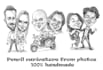 draw a pencil custom caricature from photo