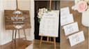 design personalized wedding event welcome, seating, table cards