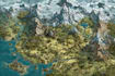 draw fantasy map illustration isometric map