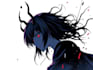 draw dark anime style art illustration