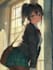 make a cute anime  character