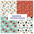 make professional seamless pattern design for kids, textile