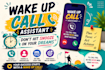 your personal wake up call assistant for schedules, meetings, and reminders
