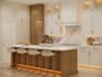 design kitchen interior in 3d and render