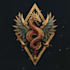 conceptualize a custom dnd, fantasy, sci fi, rpg animated game logo