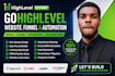 build gohighlevel website, ghl funnel migrate landing page reputation management