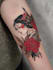 custom an abstract black tattoo design