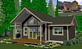 create 3d design for tiny house, cabin, cottage and container house