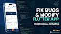 modify and fix bugs in flutter app