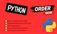 expert python developer for automation, web scraping, and API integration