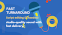 do professional ai voiceovers, high quality mp3 for commercial and t2s voice