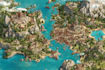 create custom fantasy map illustration