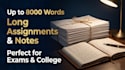 make professional digital assignments and exam ready notes
