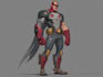 design cool superhero character art