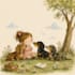 watercolor children book illustration