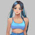 draw anime and game style characters art