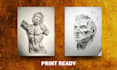 create scifi concept art in graphite