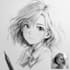 draw you anime couple art portrait