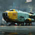 making a sci fi spaceship art