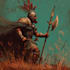 do rpg, knight, medieval, game, character illustration