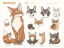 make a reference sheet of your furry ocs