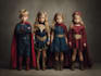 design a family superhero portraits