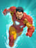 make a cartoon comic book illustration
