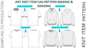 create perfect cad patterns and grading for knitwear garments