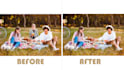 change images background and editing, person add and remove